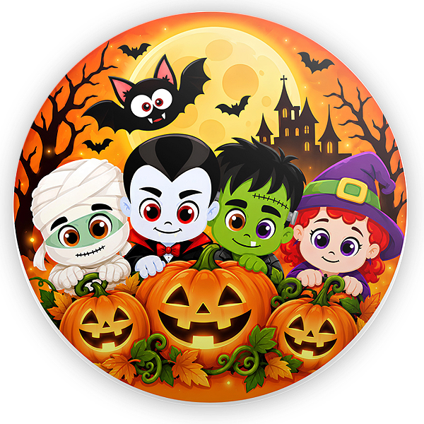 Capa Mini Painel Sublimado - Halloween