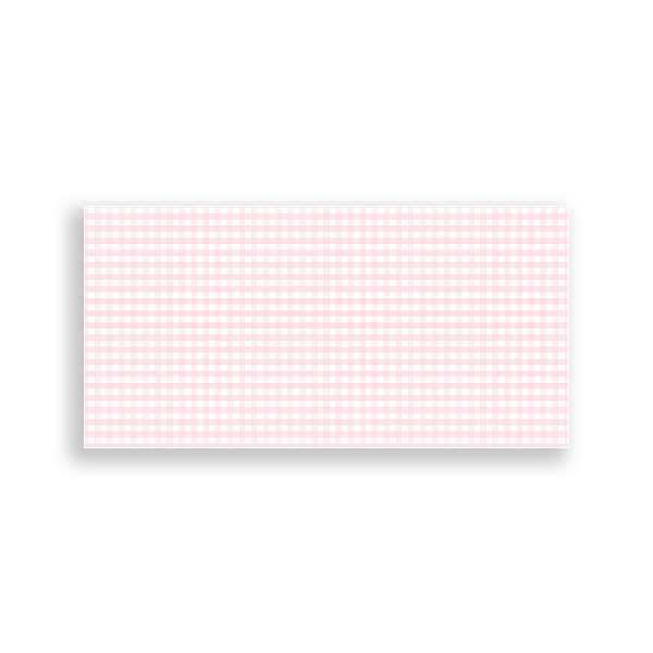 Capa Painel Retangular Sublimado - Xadrez Rosa Tapete