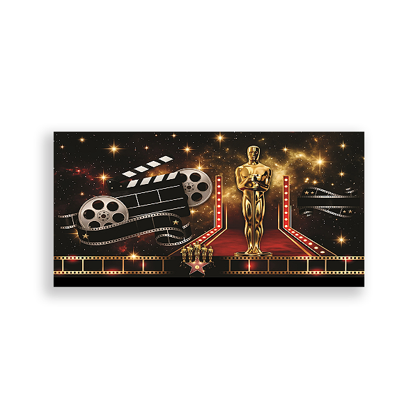 Capa Painel Retangular Sublimado - Hollywood - Oscar