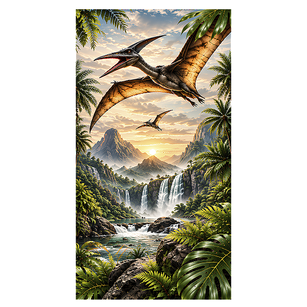Capa Faixa Lateral Sublimado - Dino Rex