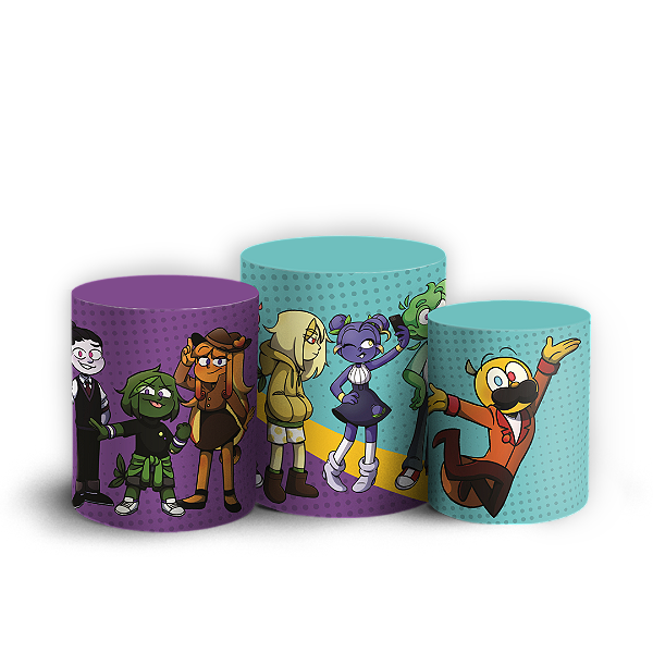 Capas Trio Cilindro Sublimado Veste Fácil - Mundo Torajo