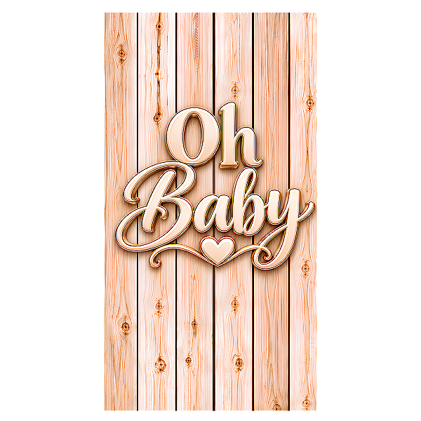 Capa Faixa Lateral Sublimado - Ursinho Oh Baby