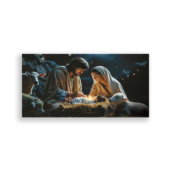 Capa Painel Retangular Sublimado - Natal