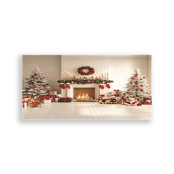 Capa Painel Retangular Sublimado - Natal