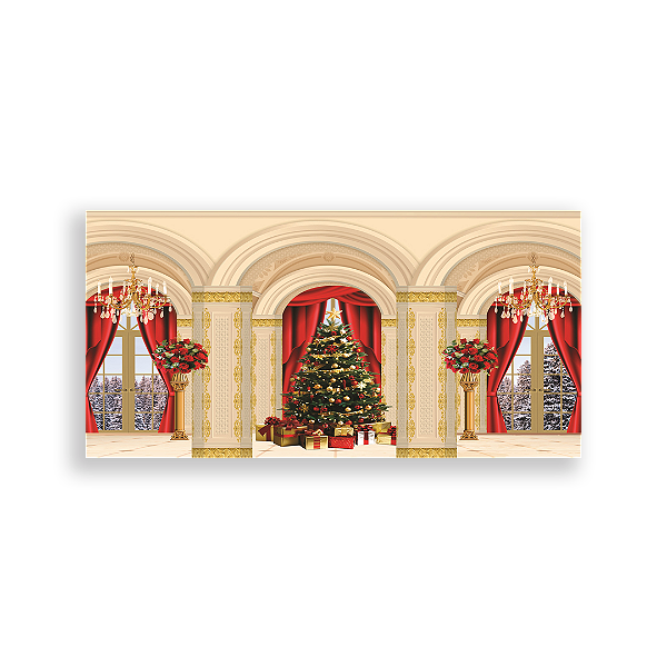 Capa Painel Retangular Sublimado - Natal