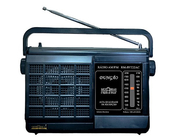 RM-PFT22AC-RÁDIO PORTÁTIL 2 FAIXAS-FM/AM
