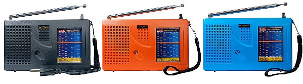 RM-PSMP71AC-RÁDIO 7 Faixas FM1+FM2+OM+4 OC MÉDIO