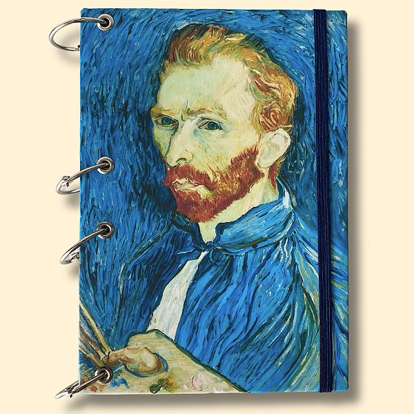 Autorretrato - Van Gogh (1889) - Argolado - Capa Dura - A5
