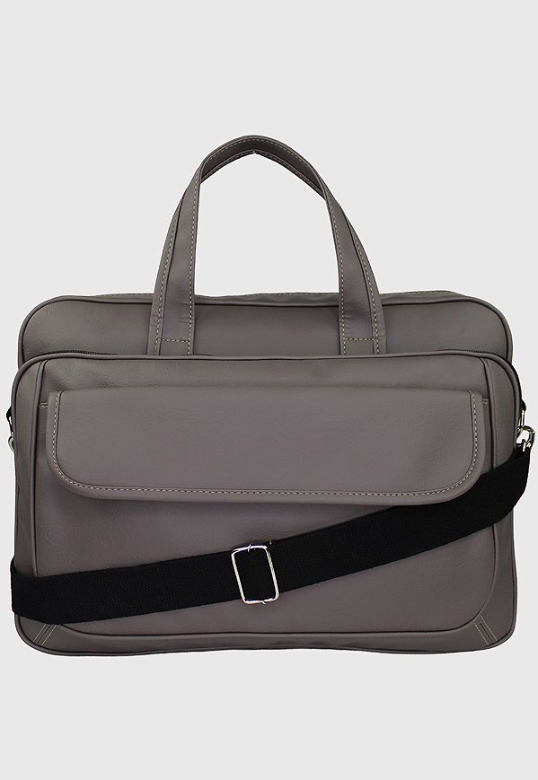 Bolsa de Mão Pasta Transversal Executiva para Notebook Cinza A013