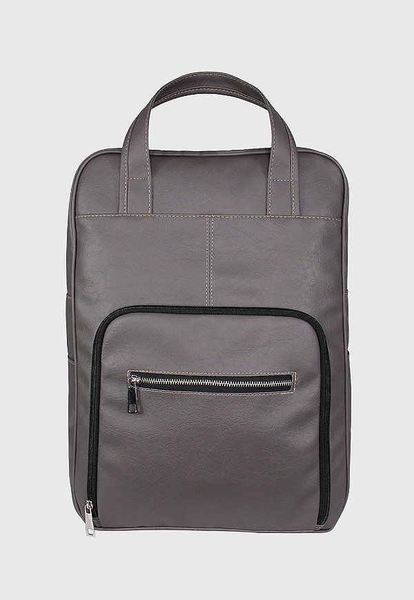 Lenna's Mochila Executiva Tamanho Grande Masculina Feminina Cinza LE14