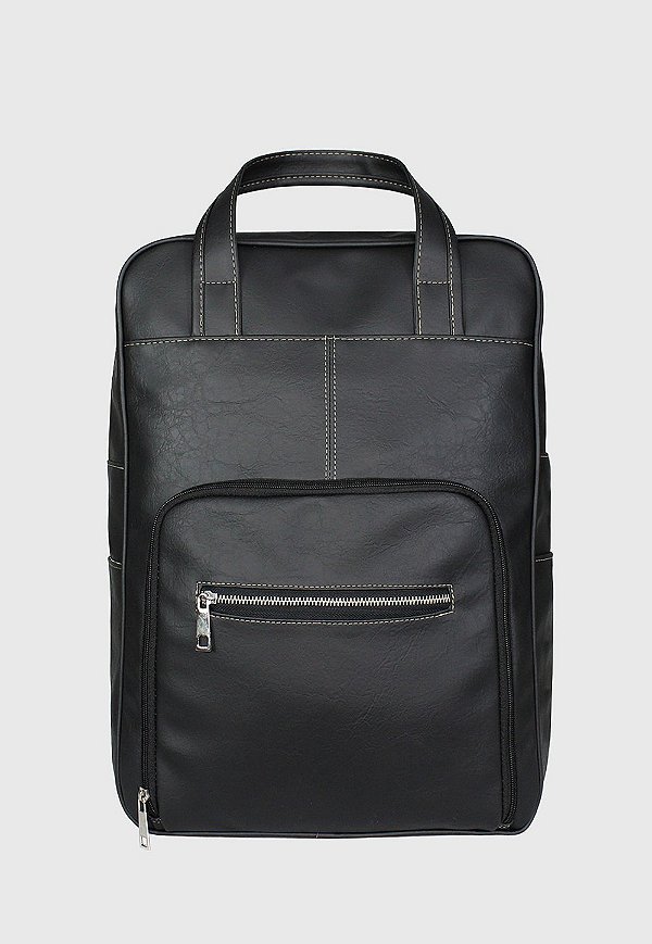 Lenna's Mochila Executiva Tamanho Grande Masculina Feminina Preta LE14