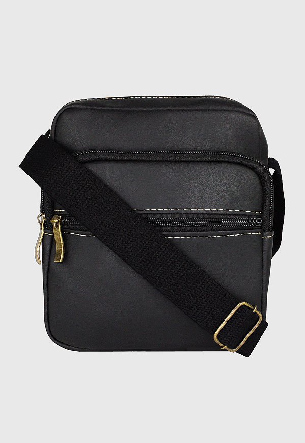 Shoulder Bag Bolsa Transversal Pequena Preta A005