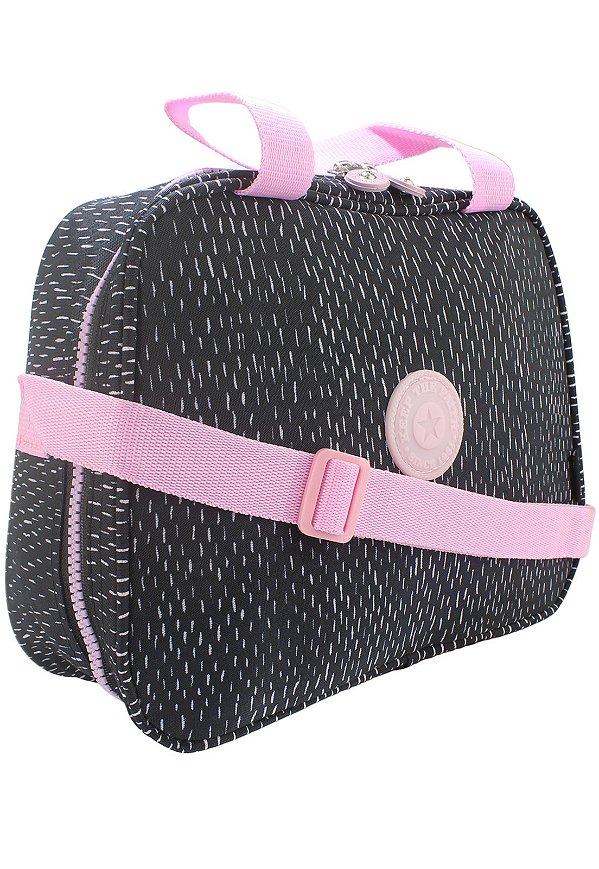 Bolsa Marmiteira Térmica Feminina Estampada Preta B026