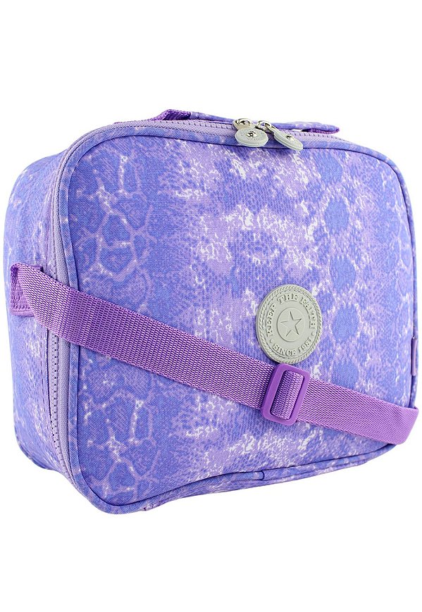 Bolsa Marmiteira Térmica Feminina Estampada Lilás B025