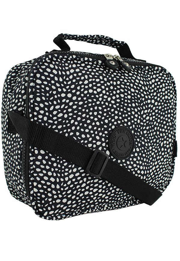 Bolsa Marmiteira Térmica Feminina Estampada Preta B025