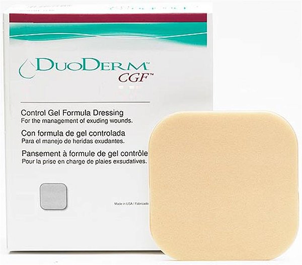 Curativo Hidrocolóide DuoDerm CGF 10x10 Caixa C/5 Unidades - Convatec