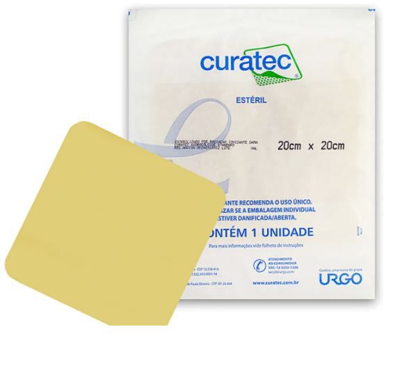 Curativo Hidrocoloide Standart 20cm x 20xm - Curatec