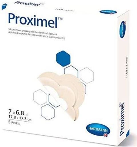 Curativo Sacral De Silicone Proximel 17,8 x 17,3cm Unidade - Hartmann