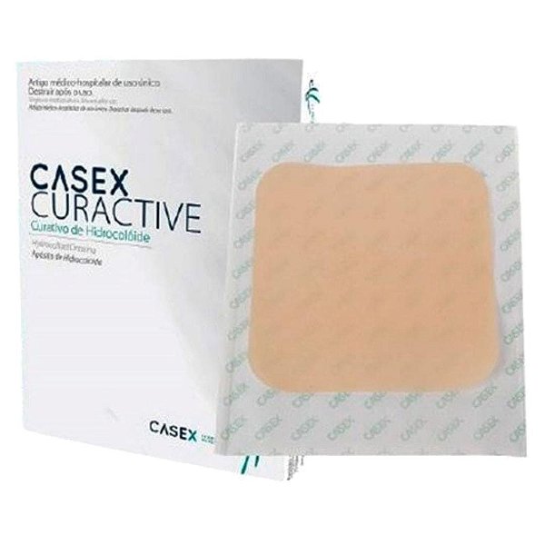 Curativo Hidrocolóide Extra Fino 10x10cm Caixa C/10 Unidades - Casex