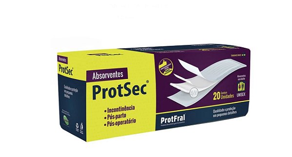 Absorvente Geriátrico Pct C/20 unidades - Protsec
