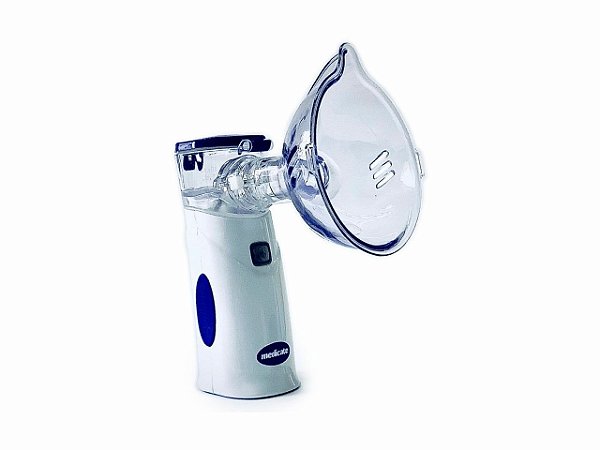 Inalador Portátil Rede Vibratória Air Mesh Colors (Azul Escuro) MD4400AZE - Medicate