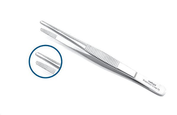Pinça Anatômica Dissecção 14,5cm em Aço Inox - Vital Gold