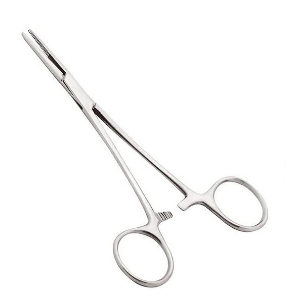 Pinça Kelly 14cm Reta em aço Inox - Vital Gold