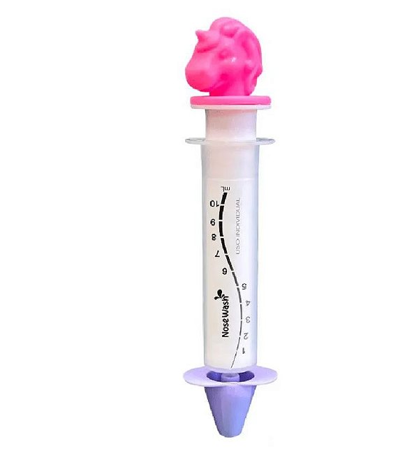 Seringa 10ml Lavagem Nasal Infantil (Unicornio) - Nose Wash