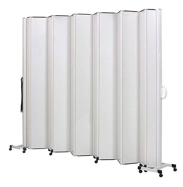 Biombo Sanfonado em PVC 1,99 x 1,65m C/ 8 Lâminas e 2 Haste - BCF