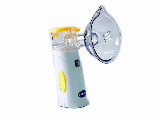 Inalador Portátil Rede Vibratória Air Mesh Colors (Amarelo) MD4400AM - Medicate