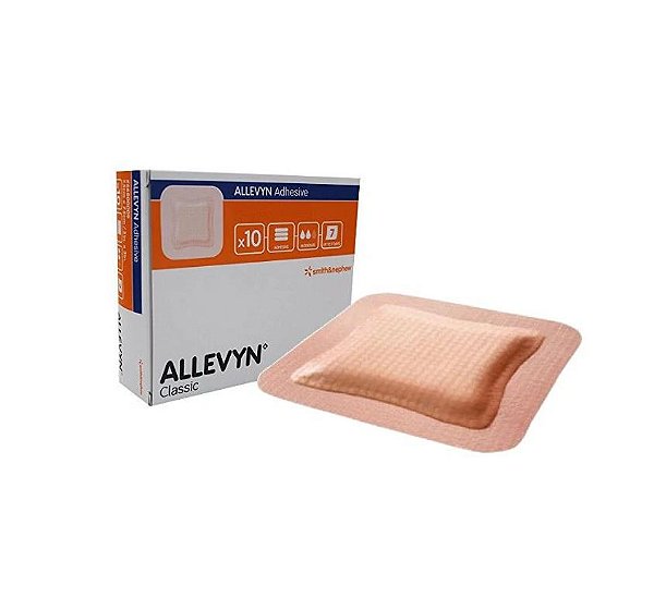 Curativo Allevyn Adhesive 12.5cm x 12.5cm Caixa C/10 unidades - Smith & Nephew