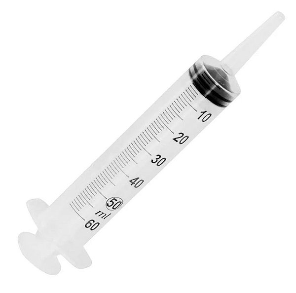 Seringa Descartável Sem Agulha 60ML Bico Cateter - BD