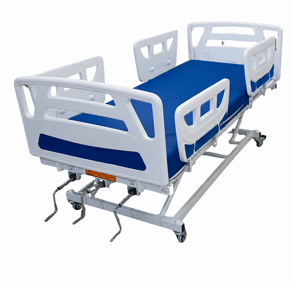 Cama Fowler Injetada Elevação 3 Manivelas S-8800-C Com Colchão D-33 - Salutem Hospitalares