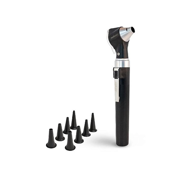 Otoscópio Led C/8 Espéculos MD 7000 MD4400VD - Medicate