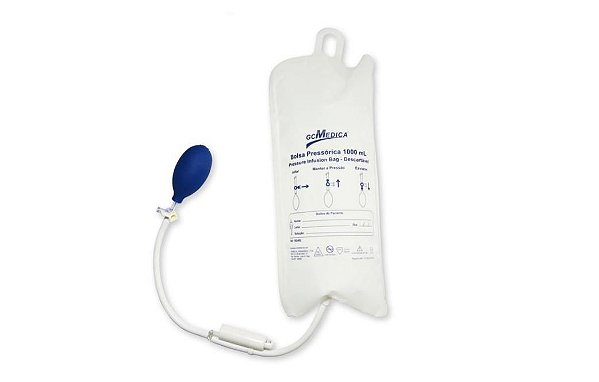 Bolsa Pressórica Sem Manômetro 1000ml - GC Medica