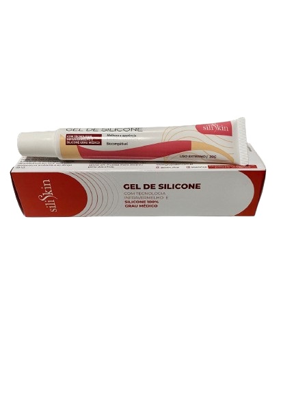 Gel Silicone Para Tratamento de Cicatriz Quelóide 20gr Siliskin