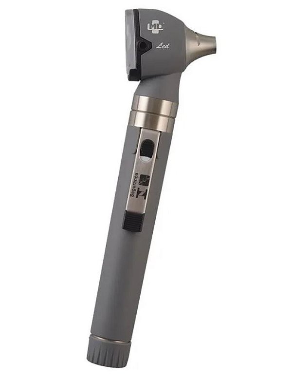Otoscópio Omni 3000 Cinza 2,5V Led Fibra Óptica C/Estojo - MD