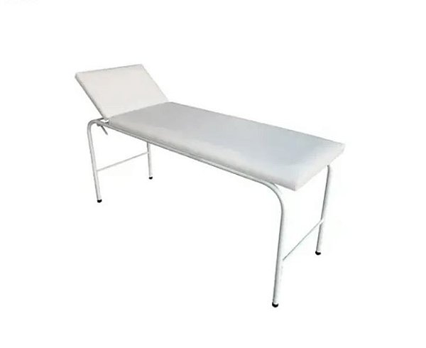 Maca/Mesa Divã Branco Plastificado com Estrutura em Pintura Epóxi - S-0440-BR - Salutem