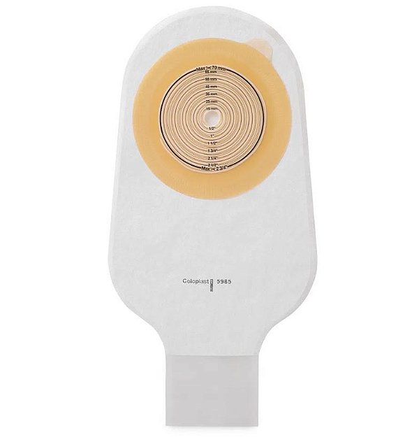 Bolsa Ostomia Alterna Drénavel Transparente 10-70mm Ref 17455 Unidade - Coloplast