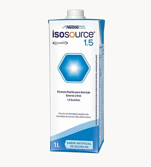 Nutriçao Enteral Isosource 1.5 1 Litro - Nestlé