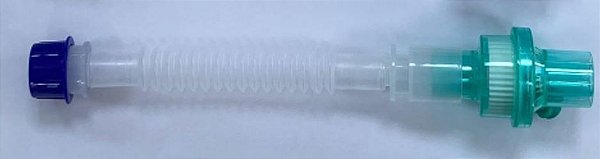 Filtro Bacteriano C/Tubo Traqueia HMEF Pediátrico - Hisern