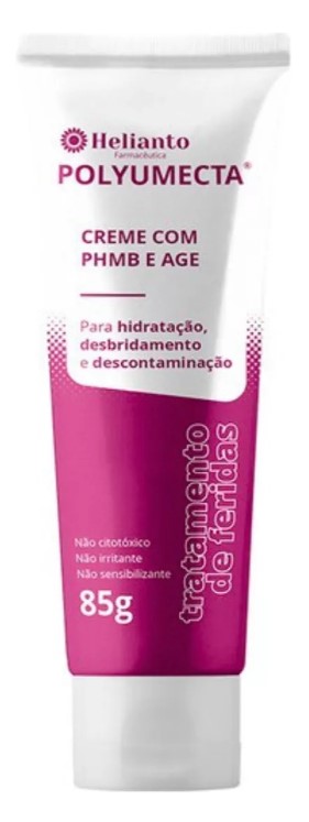 Creme Com PHMB e AGE P/Tratamento de Feridas Polyumecta 85G - Helianto