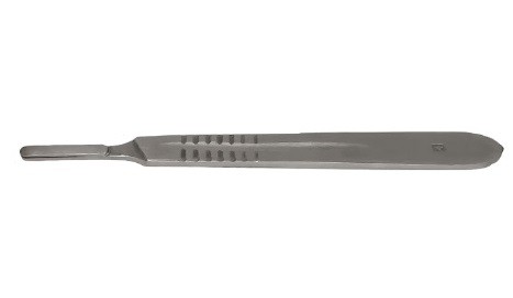 Cabo Bisturi Nº4 em Aço Inox - Golgran
