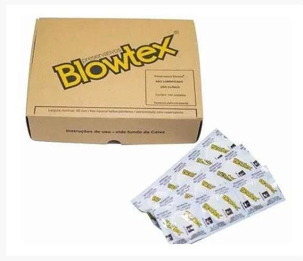 Preservativo Não Lubrificado Caixa C/144 Unidades - Blowtex