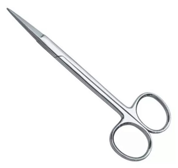 Tesoura Iris Reta 10cm em Aço Inox - Vital