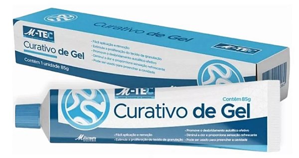 Curativo de Gel (Hidrogel) 85G M-Tec Para Tratamento de Feridas - Missner