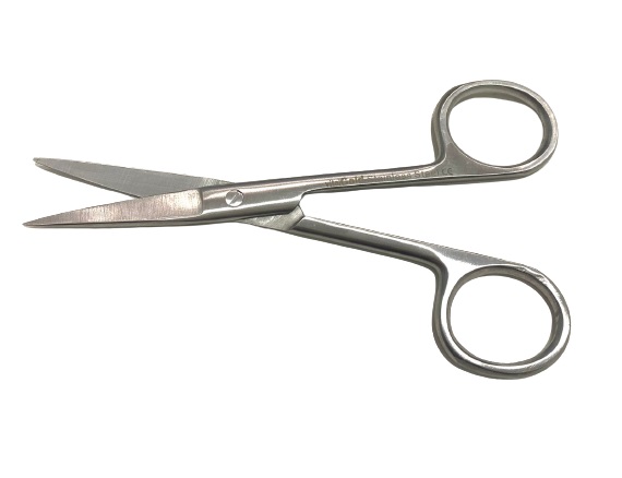 Tesoura Cirúrgica Reta Fina/Fina 12cm - Vital Gold