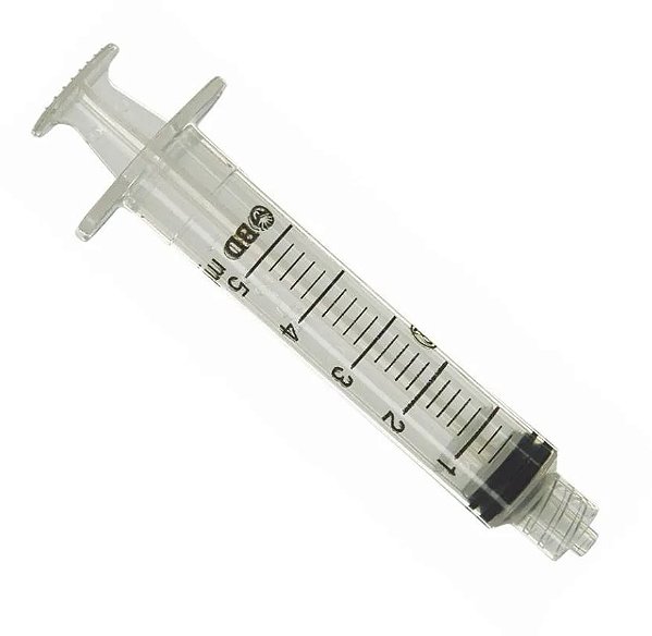 Kit C/10 Seringas de 5ml Sem Agulha Luer Lock (Rosca) - BD