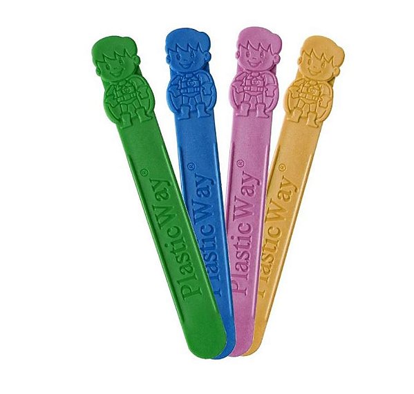 Abaixador de Língua Colorido Com Sabor Pct C/20 unidades - Plastic Way