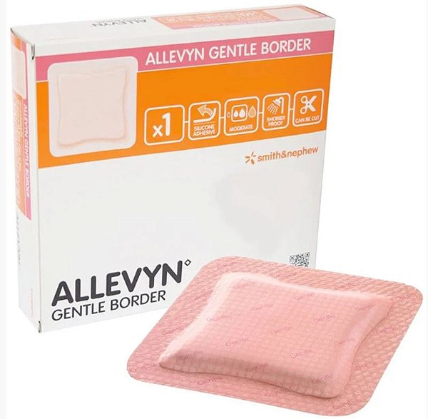 Curativo Allevyn Gentle Border 10 X10cm Unidade - Smith&Nephew